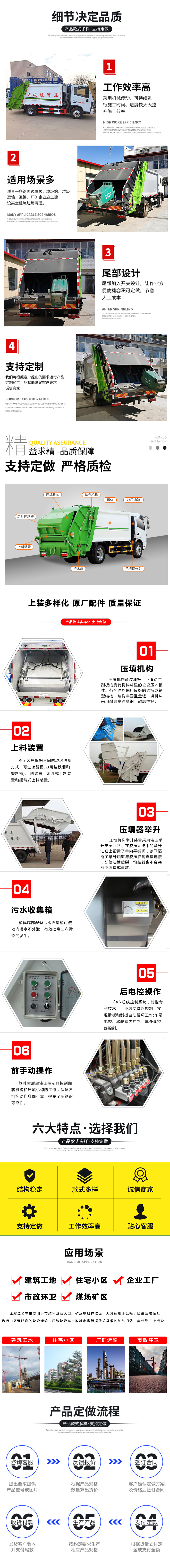 國六18立方東風(fēng)專底后雙橋 壓縮垃圾車